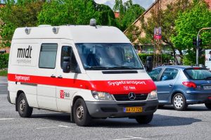 Liggende sygetransport er effektivt